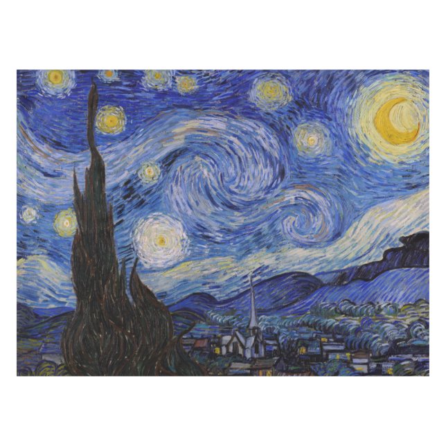Mantel Vincent Van Gogh - La noche Starry (Frente (Horizontal))