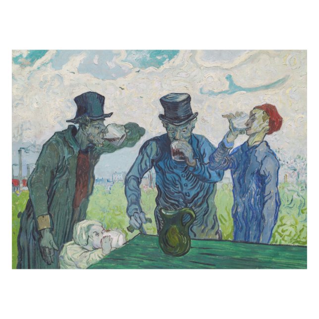Mantel Vincent van Gogh - Los bebedores, después de Daumi (Frente (Horizontal))