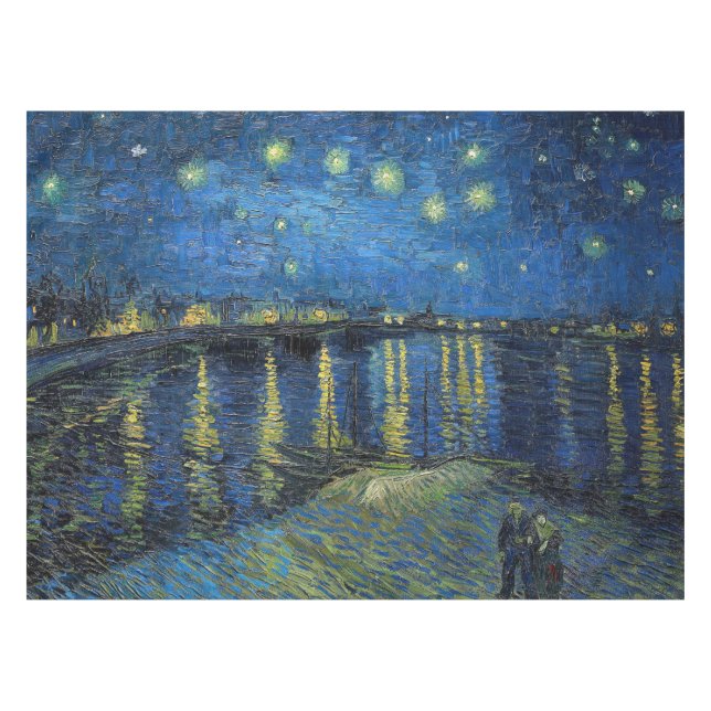 Mantel Vincent van Gogh - Noche estrellada sobre el Ródan (Frente (Horizontal))