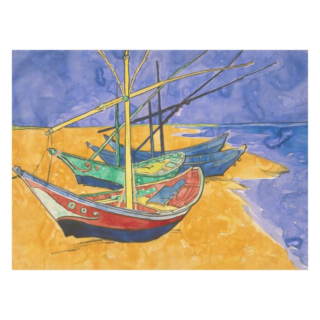 Mantel Vincent van Gogh - Pescadores en la playa (Frente (Horizontal))