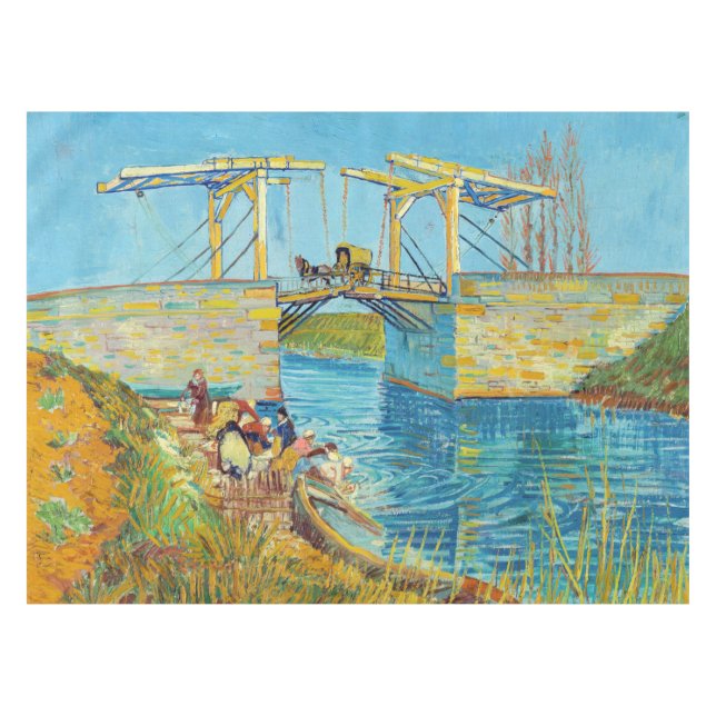 Mantel Vincent van Gogh - Puente Langlois en Arles #1 (Frente (Horizontal))