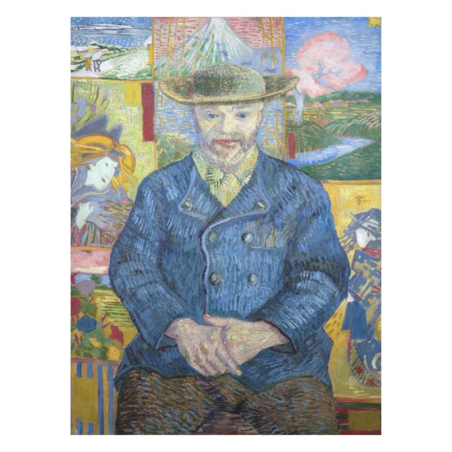 Mantel Vincent van Gogh - Retrato de Pere Tanguy (Anverso)