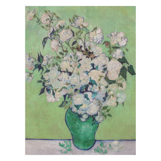 Mantel Vincent van Gogh - Rosas (Anverso)