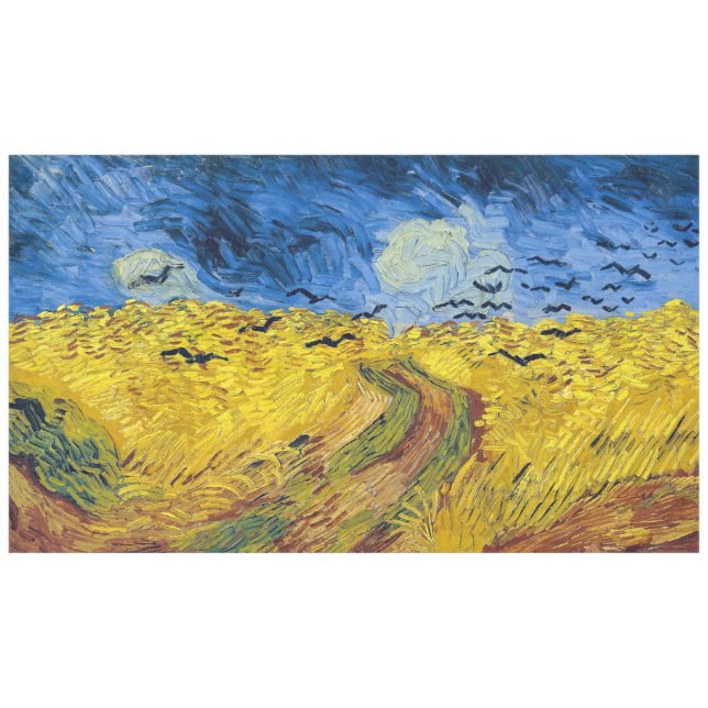 Mantel Vincent van Gogh - Wheatfield con cuervos (Frente (Horizontal))