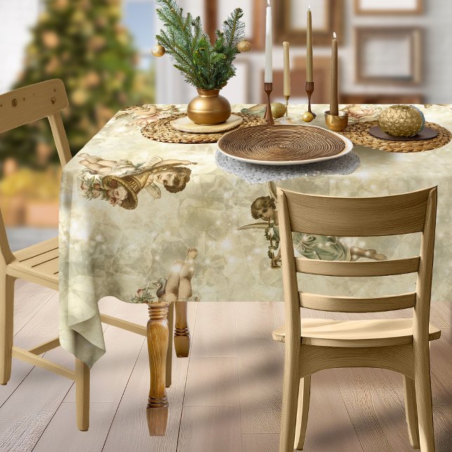 Mantel Vintage Angels Glittering Gold ID136 (Subido por el creador)