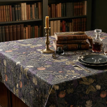 Vintage Dark Moody Floral William Morris