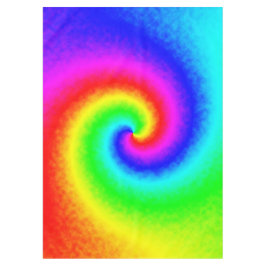 Mantel Vintage Hippie Boho Tie Dye Psychedell Twirl