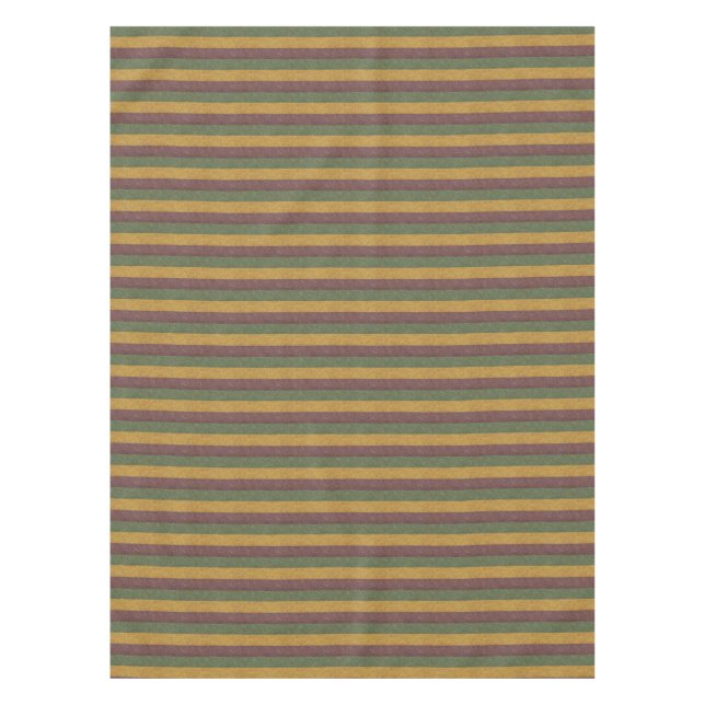 Mantel Vintage Mardi Gras striped (Anverso)