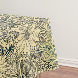 Mantel Vintage Sepia Floral