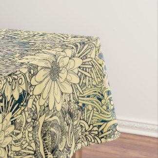 Mantel Vintage Sepia Floral