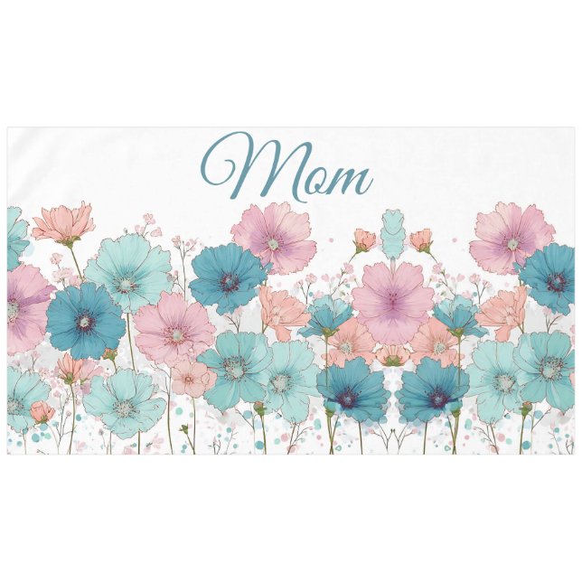 Mantel Vintage Spring Flowers for Mom (Frente (Horizontal))