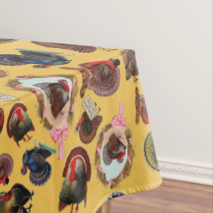 Mantel Vintage Thankess Turkeys