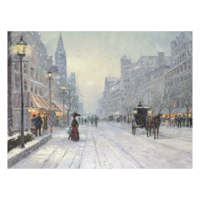 Mantel Vintage Town Winers Navidades Promenade (Frente (Horizontal))