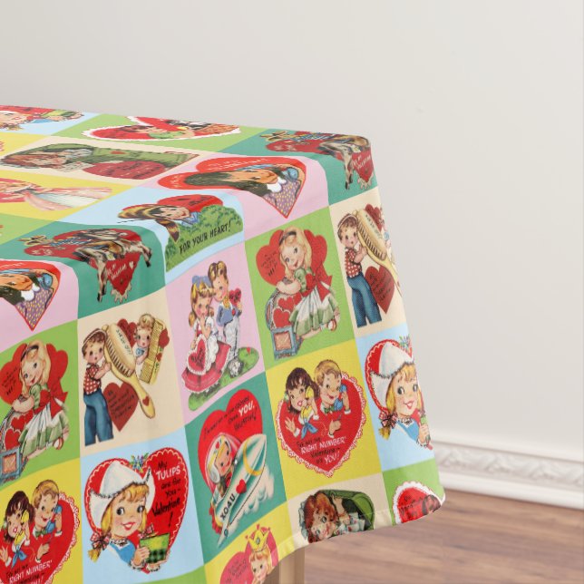 Mantel Vintage Valentine Patchwork (In Situ)