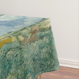 Mantel Vintage Van Gogh Plain en Auvers con nubes de lluv