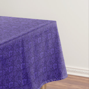 Mantel Vintage victoriano Indigo Damask Paisley Floral