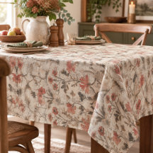 Vintage William Morris Floral Acuarela Oxidada