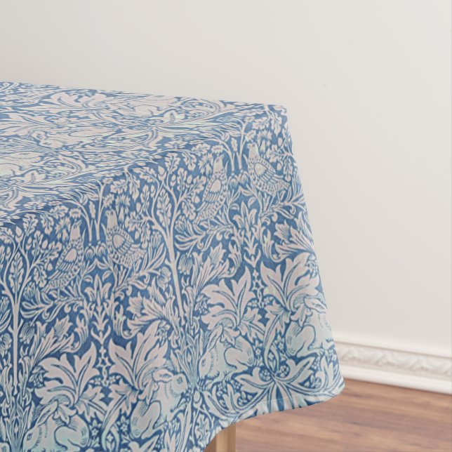 Mantel Vintage William Morris Forest Rabbit Bird Foliage (In Situ)