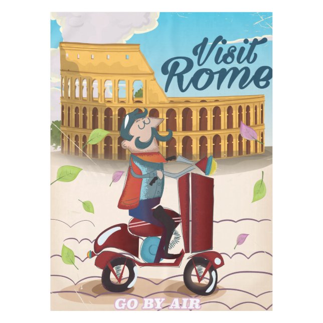 Mantel Visitar el afiche de viaje del personalizado de Ro (Anverso)