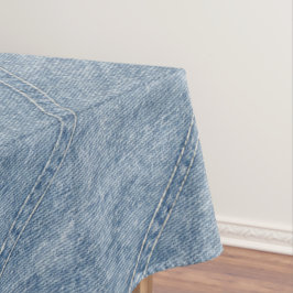 Mantel Viste pantalones vaqueros de mezclilla azul y blan