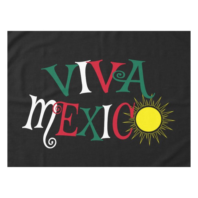 Mantel Viva México (Frente (Horizontal))