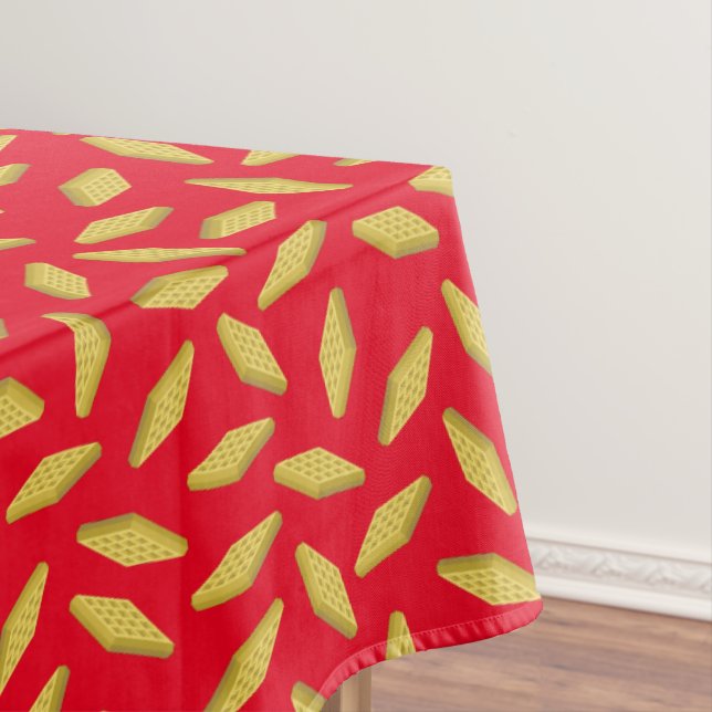 Mantel Waffle Cute Breakfast Brunch Niños 1er cumpleaños (In Situ)