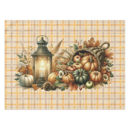 Mantel Warm Red and Orange Farmhouse Thanksgiving