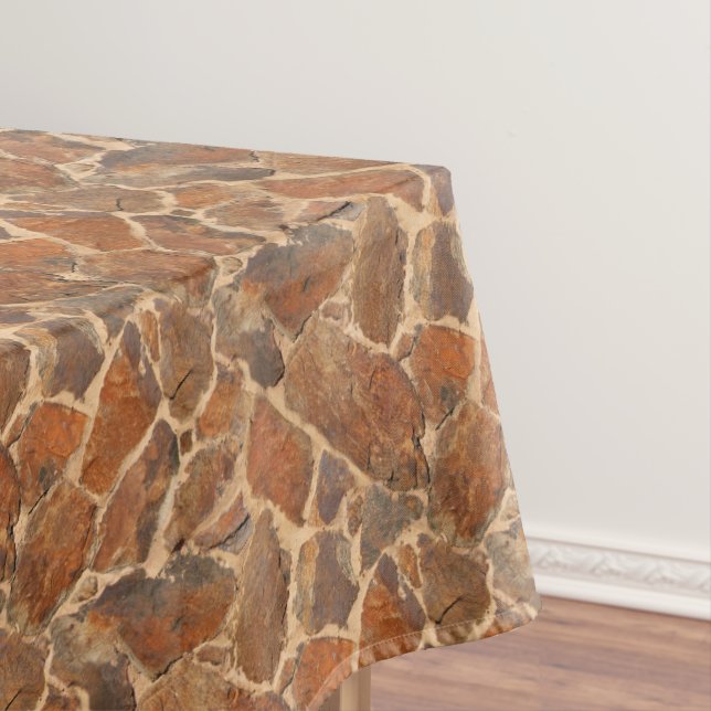 Mantel Warm Stonewall Pattern Golden (In Situ)