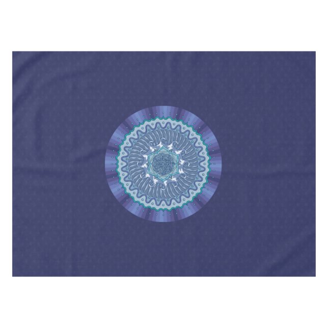 Mantel Water Mandala Tablecloth (Frente (Horizontal))