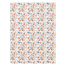 Mantel Watercolor Batter Up Baseball Birday Party Table