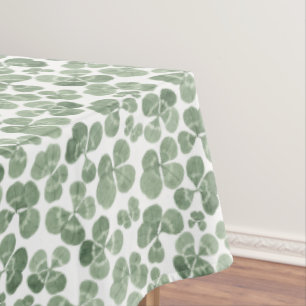 Mantel Watercolor Shamrock Clover San Patrick's Day