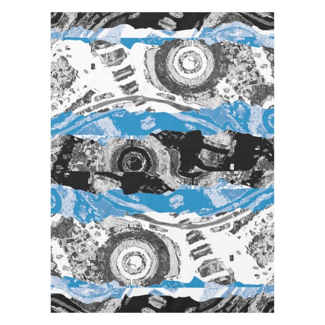 Mantel Wave Mechanism – Custom Tablecloth (52" x 70") (Anverso)