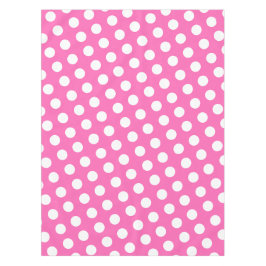 Mantel Weiß gepunktetes Muster