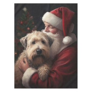 Mantel Wheaton Terrier Con Navidades festivos de Santa Cl