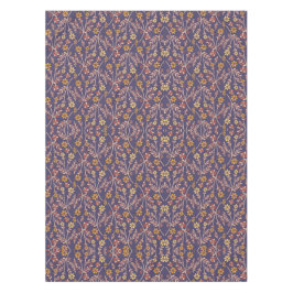 Mantel Whimsical Floral Design with Vines on Purple Back