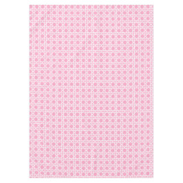 Mantel White and Pink Cane Webbing