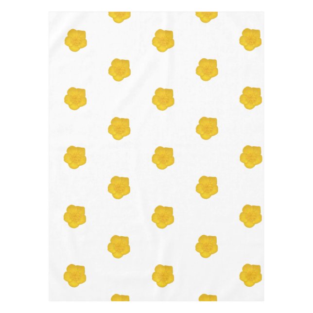 Mantel White & Black With Yellow Wildflower Photo (Anverso)