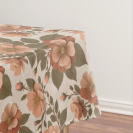 Mantel Wild Rose Blooms In Earthy Shades Of Terracotta 