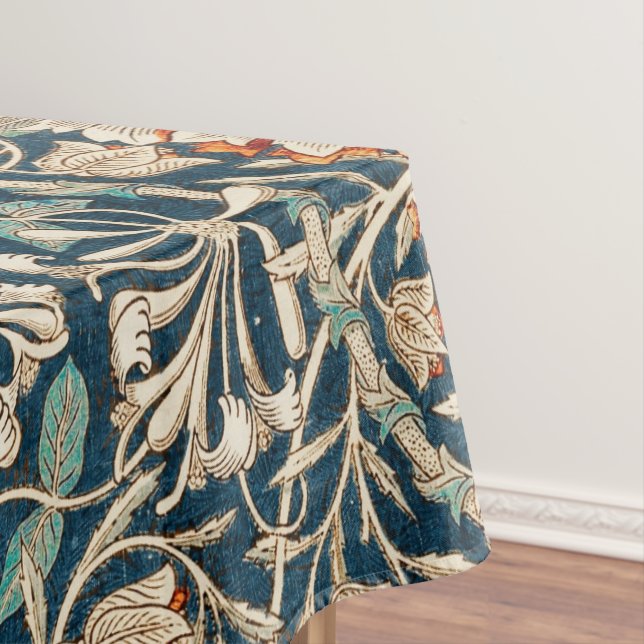 Mantel William Morris Antique Honeysuckle Floral (In Situ)