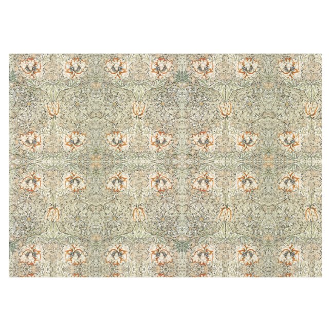 Mantel William Morris Antique Honeysuckle Floral Classic (Frente (Horizontal))