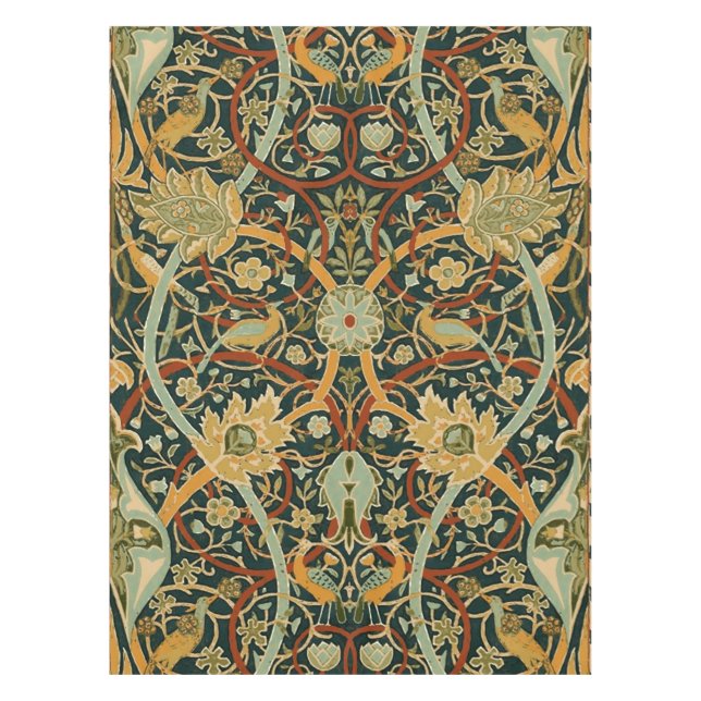 Mantel William Morris Arte Persa Oriental de Alfombras (Anverso)