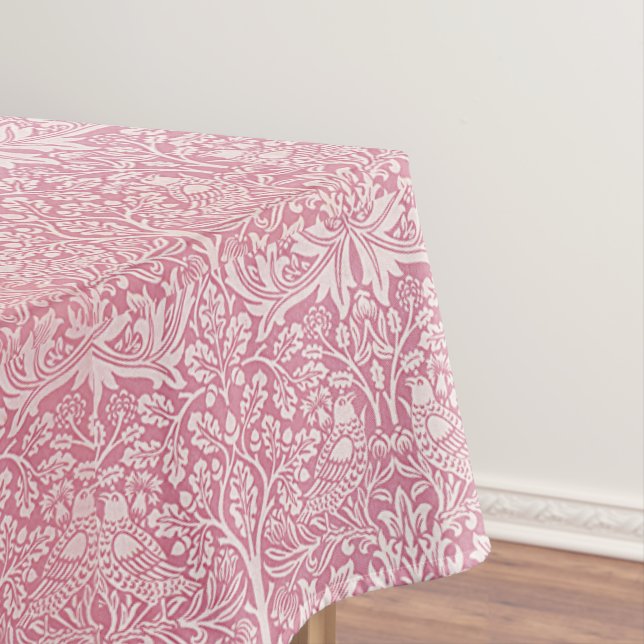 Mantel William Morris Forest Rabbit Bird Foliage Pink (In Situ)