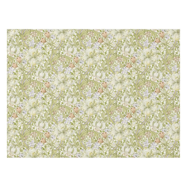 Mantel William Morris Golden Lily Garden Flower Classic (Frente (Horizontal))