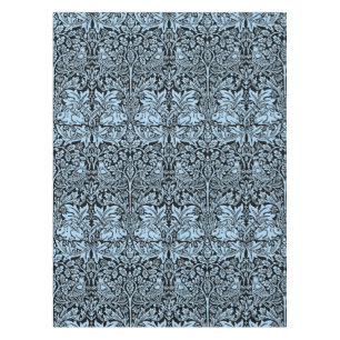 Mantel William Morris Hermano Conejo Azul Claro Negro