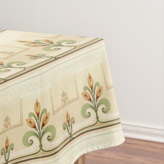 Mantel William Morris Row de Lilies Tablecloth (In Situ)