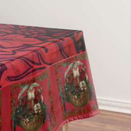 Mantel William * Morris Santa Claus Cranberry Red