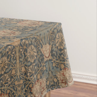 Mantel William Morris: Tablero de miel azul