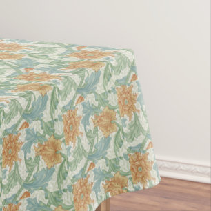 Mantel William Morris Vintage Blue Floral Single Stem