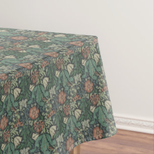 Mantel William Morris Vintage Floral Pink Green Compton