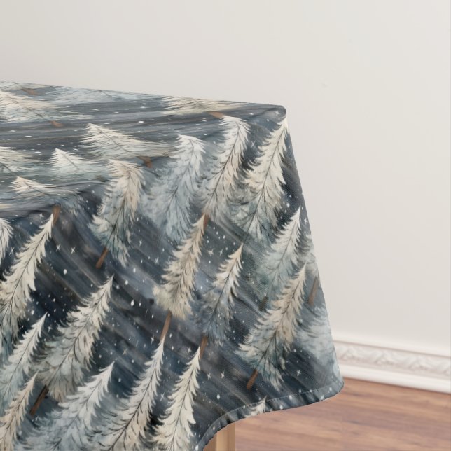 Mantel Winter Pines & Holiday Sentiments (In Situ)